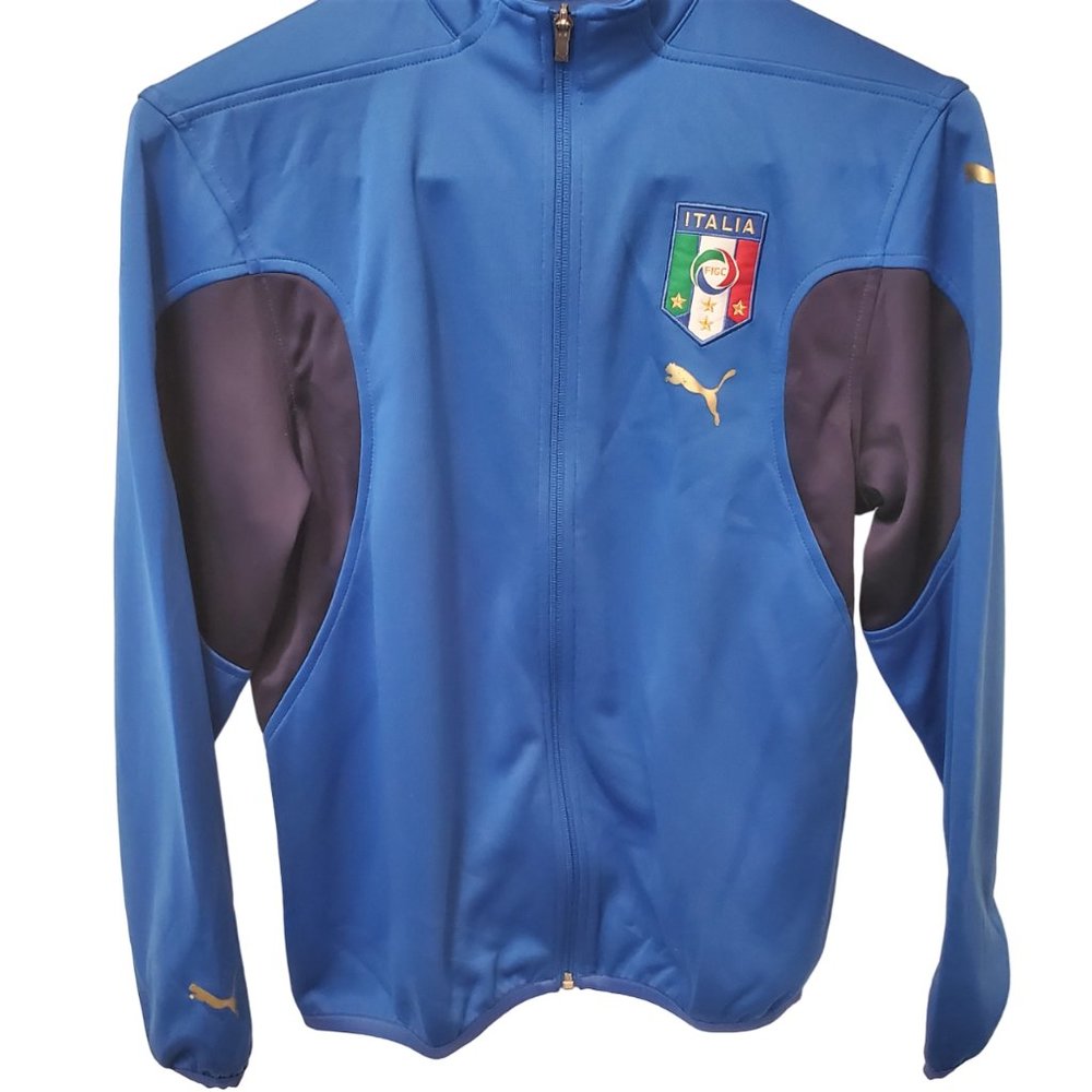 Puma Italia Youth Warm Up Soccer Jacket